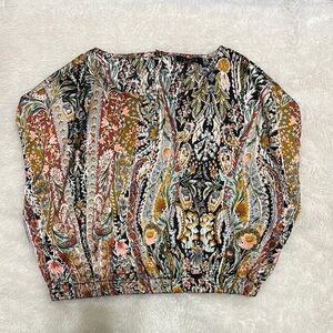 1. State Floral Paisley Blouse